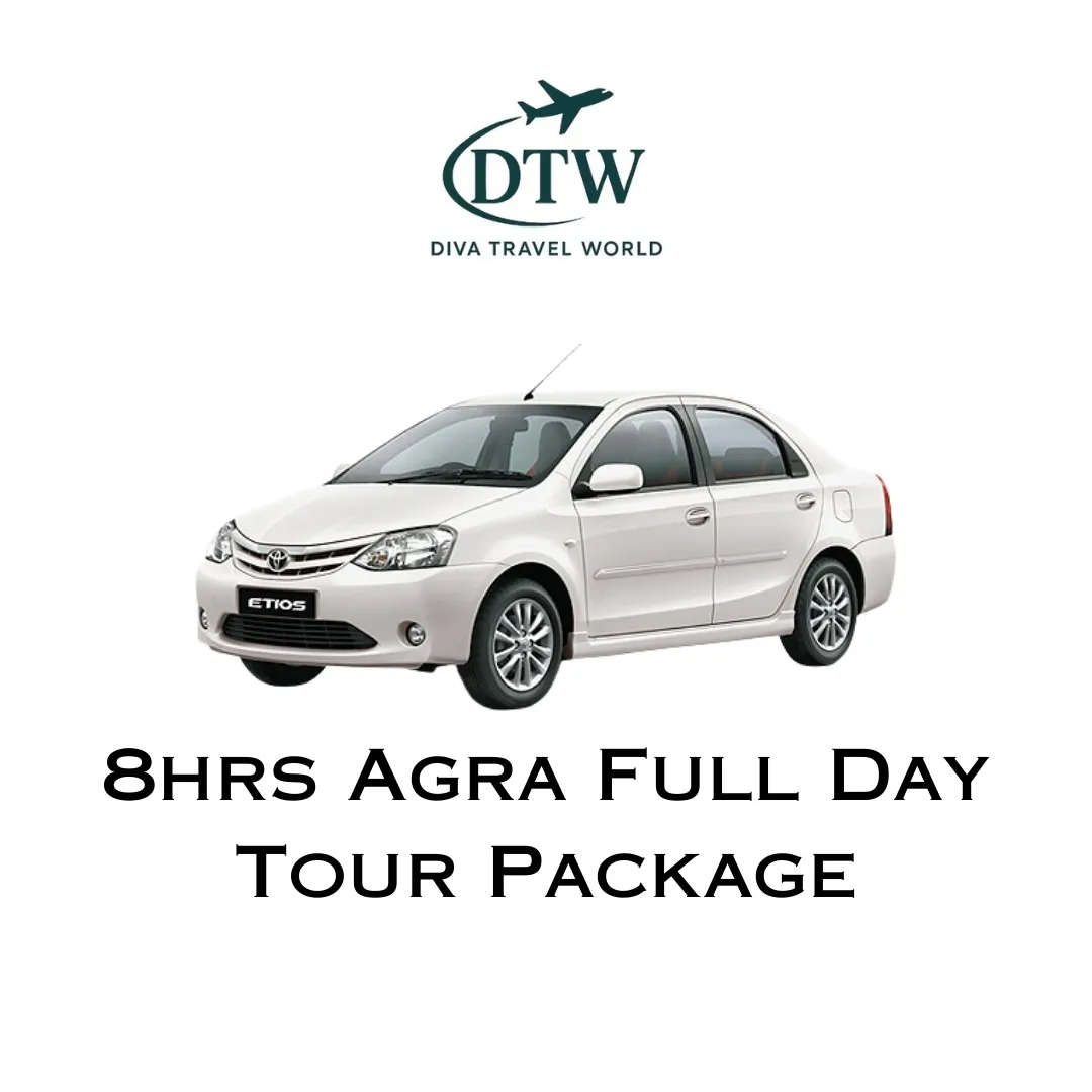 Agra & Fatehpur Sikri Sightseeing by Sedan Car – 8 Hours Private Tour